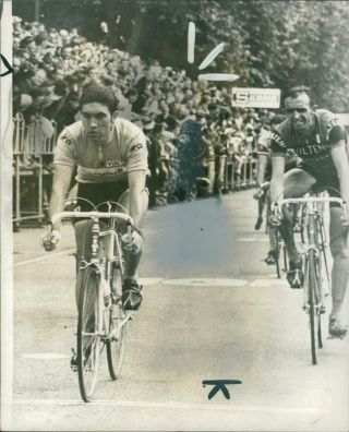 Eddy Merckx Belgian Bicycle.  - Vintage Photo