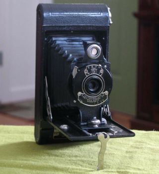 Vintage 1920s Kodak No.  2 Hawk - Eye Model B Folding Camera 120 Film