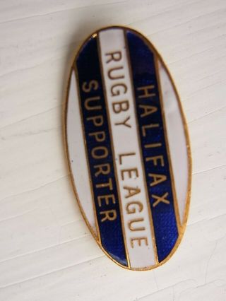 HALIFAX Rugby League Supporter Vintage Badge 2