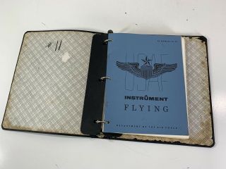Vintage 1960s Us Air Force Instrument Flying 51 - 37 Instruction Book Usaf