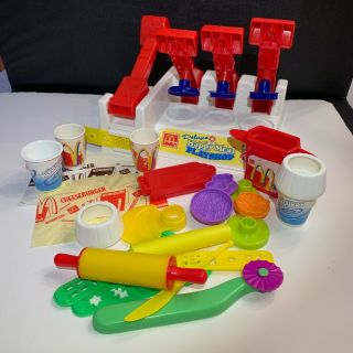 Vintage 1998 Mcdonalds Happy Meal Playshop - Play - Doh