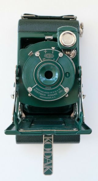 Kodak No 1 Pocket Kodak Junior Green With Green Case Very