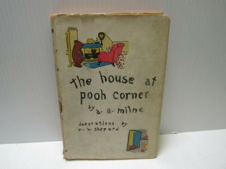 1928 Usa 1st Ed.  Milne " The House At Pooh Corner " Winnie The Pooh W/dust Jacket