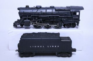 Vintage Lionel O Gauge No.  2035 Steam Locomotive Engine & Coal Tender