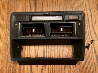 Vintage Datsun 280z Center Dash Panel Vents Heater Control Bezel Console