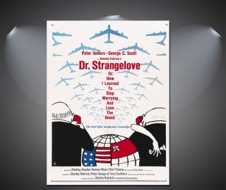 Dr.  Strangelove Vintage Movie Poster - A1,  A2,  A3,  A4 Available