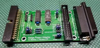 Amiga Floppy Drive Adapter - for internal / external connection - assembled PCB 2
