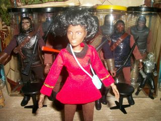 Vintage 8 " Mego Star Trek Lt.  Uhura Action Figure Complete Pink Lips