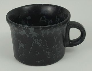 Vintage Bennington Potters,  Black Agate Flat Bottom Cup / Mug 1626 D Euc