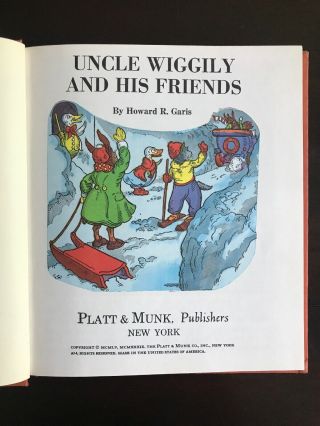 Uncle Wiggily and His Friends - by Howard R Garis - Vintage Hardcover 4
