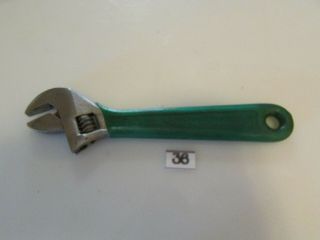 Diamond Calk Horseshoe Co.  S6 6 " Green Adjustable Crescent Wrench Wide Vintage