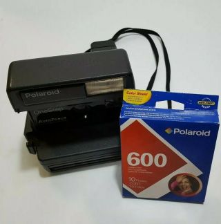 Polaroid One Step Af Auto Focus Camera  With 10 Pack 600 Film