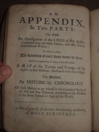 1699 HISTORY OF THE OLD & TESTAMENT by ROYAUMONT with 200 PLATES by KIP etc 6