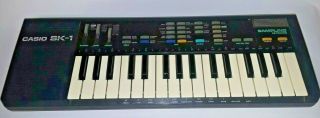 Vintage Casio Sk - 1 Sampling Synthesizer Keyboard
