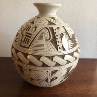 Vintage Carved Pottery From San Juan De Oriente Nica Export