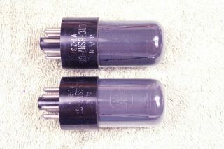 Two,  Rca,  Vt - 231,  6sn7gt,  Wartime,  Smoked Glass,  Matching Pair 4,  6sn7gt