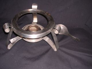 VTG Reed & Barton Stainless Steel Chafing Dish & Fondue Dish,  Wooden Handle 4