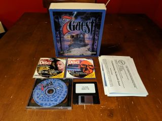 Vtg The 7th Guest Complete In Big Box Pc Game,  Inserts Complete