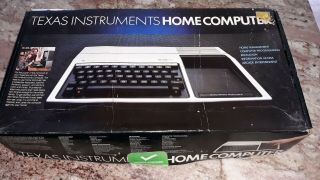 Vintage Texas Instruments Ti - 99/4a Computer W/ Speech Synthesizer