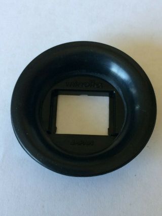 Vintage Round Minolta Eyecup/eyehood For Older Minolta Cameras (e.  G.  Srt)
