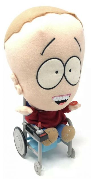 South Park Plush Timmy In Wheelchair Talking Comedy Central 2000 Vintage 12”
