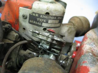 Vintage Collector O&R Compact III 1HP Motor Engine Kenco 61M Liquid Water Pump 6