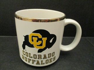 Vintage University Of Colorado Cu Buffaloes Football Coffee Mug 1989 Undefeated