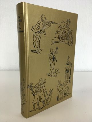 The Plums Of P.  G Wodhouse Gold Covered Vintage Hardback Book Folio Society
