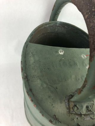 Vintage Galvanized Metal Sprinkling Watering Can 11L Made In Germany 4