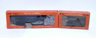 Vintage Ho Scale Lionel 0570 - 1 & 0590 - 1 Prr Steam Engine & Tender W/ Box