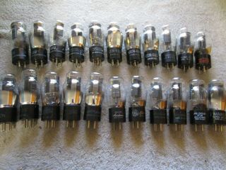 (22) Nos To Strong Nu & Other Type 80 St Audio Radio Rectifier Tubes
