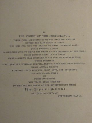 THE RISE AND FALL OF THE CONFEDERATE GOVERNMENT 1881 Jefferson Davis Two Volumes 5
