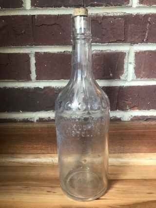 Vintage Heller Bros.  Liquors Bristol,  Va (virginia) Bottle