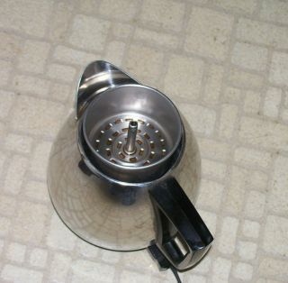VTG JET - O - MATIC model 10 Coffee Pot Electric Percolator NOISY Mid - century 5