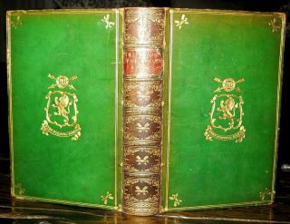 1848 John Milton Paradise Lost English Fine Leather Prize Binding Harrow School