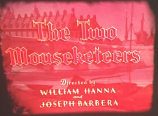 Tom And Jerry 16mm film “TWO MOUSEKETEERS” Vintage 1952 Cartoon 4