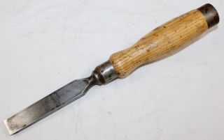 Vintage 3/4” X 11” No Name Tang Type Butt Chisel/carving Tool / $5 To Ship