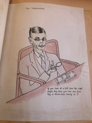 RARE IMPERIAL GLASS CARTOONS BY LOEWENSTEIN 1940’s HANDDRAWN PRICELESS 4