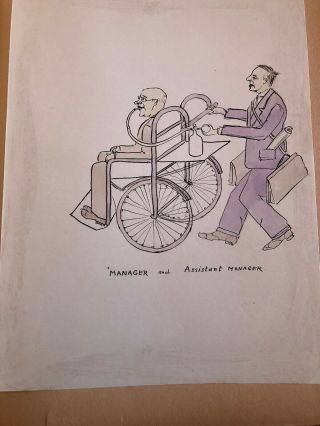 RARE IMPERIAL GLASS CARTOONS BY LOEWENSTEIN 1940’s HANDDRAWN PRICELESS 9