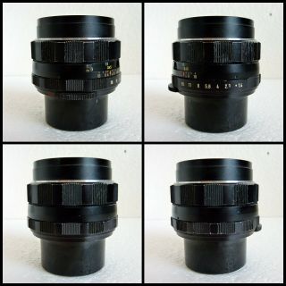 Asahi - Takumar 50mm f/1.  4 Lens for M42 Pentax Screw Mount 2