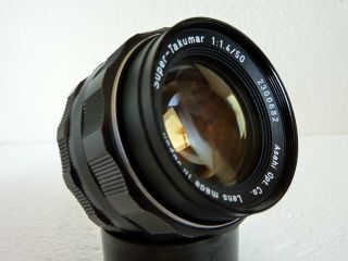 Asahi - Takumar 50mm f/1.  4 Lens for M42 Pentax Screw Mount 8
