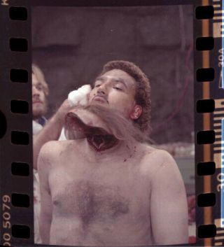 Ha15n Vintage Day Of The Dead George Romero Movie Film Makeup Art Negative Photo