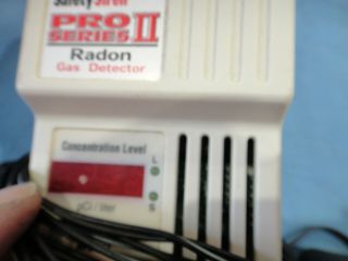 Safety Siren vintage Pro Series 2 Radon gas detector,  powers on 2