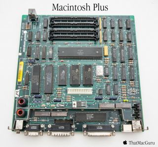  Apple Macintosh Plus Logic Board / Motherboard M0001a 820 - 0174 - A - 1550