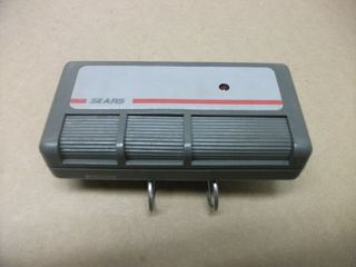 Vintage Sears Craftsman Garage Door Opener 3 Button Remote Control W/clip