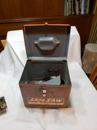 Vintage Skilsaw 4 1/4 " Model 504 Skill Saw In Orignial Box