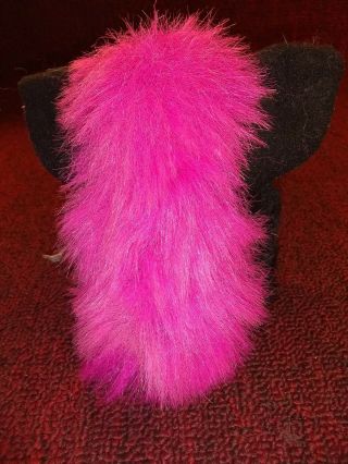 70 - 800 Furby vintage 1999 tags still attached checked pink & black (d) 3