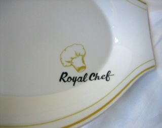 Vintage Jackson China ROYAL CHEF Restaurant Ware Platter Designed by Paul McCobb 4