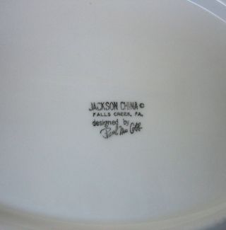 Vintage Jackson China ROYAL CHEF Restaurant Ware Platter Designed by Paul McCobb 6