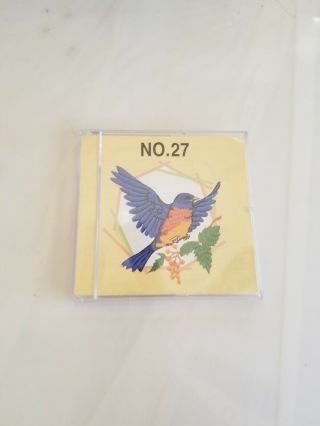 Vintage Brother Embroidery Machine Card No.  27 - Birds